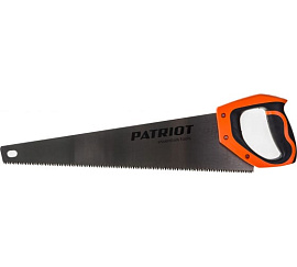 Ножовка PATRIOT WSP-450L, по дереву, 7 TPI крупный зуб, 3-х сторонняя заточка, 450мм 350006012 PATRIOT Ножовка PATRIOT WSP-450L, по дереву, 7 TPI крупный зуб, 3-х сторонняя заточка, 450мм 350006012 PATRIOT