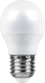 Лампа светодиодная 7 Вт E27 G45 2700K 560Лм матовая 220В Шар LB-95 16LED 25481 Feron Лампа светодиодная 7 Вт E27 G45 2700K 560Лм матовая 220В Шар LB-95 16LED 25481 Feron