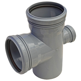 Крестовина канализационная серый Дн110х110х50х87 в/к САЗ НСК Крестовина канализационная серый Дн110х110х50х87 в/к САЗ НСК
