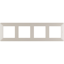 Рамка для розеток и выключателей Valena LIFE 4 поста универсальная слоновая кость 754044 Legrand Рамка для розеток и выключателей Valena LIFE 4 поста универсальная слоновая кость 754044 Legrand