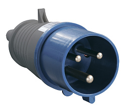 Вилка кабельная силовая 023 2Р+РЕ 32А 220В переносная IP44 (PSR01-032-3) IEK Вилка кабельная силовая 023 2Р+РЕ 32А 220В переносная IP44 (PSR01-032-3) IEK