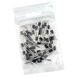 Наконечник НШВИ  1.5-12 штыревой втулочный изолированный (уп 50шт) EKF nhvi-1.5-12 /10 уп/ Наконечник НШВИ  1.5-12 штыревой втулочный изолированный (уп 50шт) EKF nhvi-1.5-12 /10 уп/