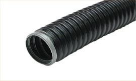 Металлорукав в ПВХ оболочке МРПИ НГ-15 черный  PR.09153 Строитель Металлорукав в ПВХ оболочке МРПИ НГ-15 черный  PR.09153 Строитель