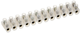 Колодка ЗВИ- 20 4-10 мм2 ПВХ 12 пар Прозрачный цвет (UZV3-020-06) IEK Колодка ЗВИ- 20 4-10 мм2 ПВХ 12 пар Прозрачный цвет (UZV3-020-06) IEK