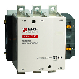 Контактор 185А 230В NO  КТЭ (ctr-b-185) EKF Контактор 185А 230В NO  КТЭ (ctr-b-185) EKF