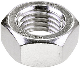 Гайка шестигранная  М10 DIN 934 нержавеющая сталь А2 Гайка шестигранная  М10 DIN 934 нержавеющая сталь А2