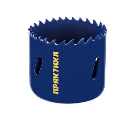 Коронка биметаллическая 51 мм (2") серия "Профи" ПРАКТИКА 035-998 Коронка биметаллическая 51 мм (2") серия "Профи" ПРАКТИКА 035-998