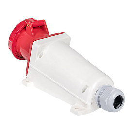 Розетка кабельная силовая стационарная наружная 145 3Р+РЕ+N 125А 380В IP67 (ps-145-125-380) EKF Розетка кабельная силовая стационарная наружная 145 3Р+РЕ+N 125А 380В IP67 (ps-145-125-380) EKF