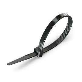 Стяжки нейлоновые КСС 8*200 (черный) (100шт.) (Fortisflex) Стяжки нейлоновые КСС 8*200 (черный) (100шт.) (Fortisflex)