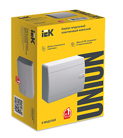 Бокс пластиковый ЩРН-П- 8 IP41 навесной UNION Compact бел. дв. 170х218х103 UIC-KP13-N-08-41-K01 /уп.8шт/ IEK Бокс пластиковый ЩРН-П- 8 IP41 навесной UNION Compact бел. дв. 170х218х103 UIC-KP13-N-08-41-K01 /уп.8шт/ IEK
