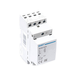 Контактор модульный NCH8-25/22 25A 2НЗ+2НО AC230В 50Гц (R) 256091 CHINT Контактор модульный NCH8-25/22 25A 2НЗ+2НО AC230В 50Гц (R) 256091 CHINT