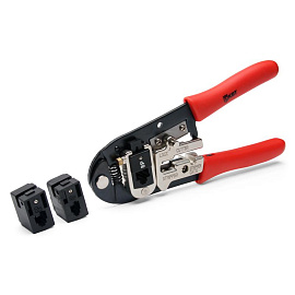 Пресс-клещи для разъемов RJ-45, RJ-12, RJ-11, RJ-22 КВТ JT-01B 69280 Пресс-клещи для разъемов RJ-45, RJ-12, RJ-11, RJ-22 КВТ JT-01B 69280