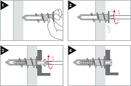 Анкер для гипрока "DRIVA" TRZ металлический с шурупом FRIULSIDER FR_7500601303000 Анкер для гипрока "DRIVA" TRZ металлический с шурупом FRIULSIDER FR_7500601303000