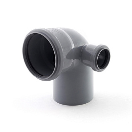 Отвод канализационный 110/50 угол 87 правый РосТурПласт 11352/36680 Отвод канализационный 110/50 угол 87 правый РосТурПласт 11352/36680