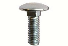 Винт мебельный с квадратным подголовником  DIN603 М 8х140 цинк Винт мебельный с квадратным подголовником  DIN603 М 8х140 цинк