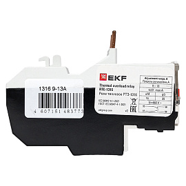 Реле тепловое РТЭ-1316 9-13А (rel-1316-9-13)  EKF Реле тепловое РТЭ-1316 9-13А (rel-1316-9-13)  EKF