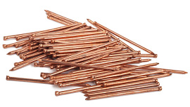 Гвозди финишные бронза 1,4х25 (пакет 20 гр. ~ 30 шт.) Гвозди финишные бронза 1,4х25 (пакет 20 гр. ~ 30 шт.)