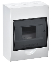 Бокс пластиковый ЩРН-П- 6 IP41 навесной GENERICA MKP12-N-06-41-G IEK Бокс пластиковый ЩРН-П- 6 IP41 навесной GENERICA MKP12-N-06-41-G IEK