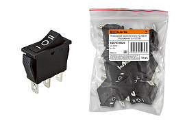 Клавишный переключатель YL-202-01 черный 3 положения 1з+1з TDM SQ0703-0024 Клавишный переключатель YL-202-01 черный 3 положения 1з+1з TDM SQ0703-0024