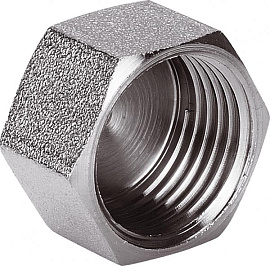 Заглушка латунь никель Ду20 н/р 9017 Aquasfera НСК Заглушка латунь никель Ду20 н/р 9017 Aquasfera НСК