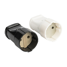 Гнездо штепсельное  без заземления белое 10А 250В (ASG10-10)  EKF Гнездо штепсельное  без заземления белое 10А 250В (ASG10-10)  EKF