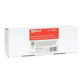 Колодка клеммная винтовая 2.5 UT серая scr-ut-2,5-g EKF Колодка клеммная винтовая 2.5 UT серая scr-ut-2,5-g EKF