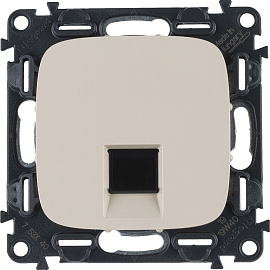 Розетка RJ45 компьютерная Valena ALLURE скрытой установки cat.5е UTP с лицевой панелью слоновая кость 753840 Legrand Розетка RJ45 компьютерная Valena ALLURE скрытой установки cat.5е UTP с лицевой панелью слоновая кость 753840 Legrand