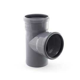 Тройник канализационный 110/110 угол 87 РосТурПласт 11432/36574 Тройник канализационный 110/110 угол 87 РосТурПласт 11432/36574