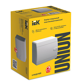 Бокс пластиковый ЩРН-П- 6 IP41 навесной UNION Compact бел. дв. 150х182х103 UIC-KP13-N-06-41-K01 /уп.8шт/ IEK Бокс пластиковый ЩРН-П- 6 IP41 навесной UNION Compact бел. дв. 150х182х103 UIC-KP13-N-06-41-K01 /уп.8шт/ IEK