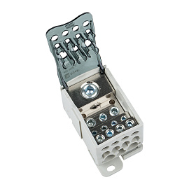 Блок распределительный (КРОСС) крепеж на монтажную панель и DIN рейку  КБР-250 A (plc-kbr250) EKF Блок распределительный (КРОСС) крепеж на монтажную панель и DIN рейку  КБР-250 A (plc-kbr250) EKF