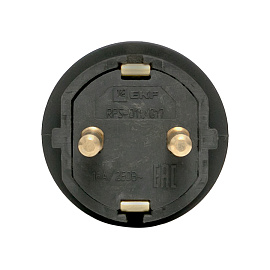 Вилка кабельная угловая каучуковая с кольцом 230В 2P+PE 16A IP44 EKF МАРС RPS-017-16-230-44 Вилка кабельная угловая каучуковая с кольцом 230В 2P+PE 16A IP44 EKF МАРС RPS-017-16-230-44