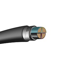 Кабель алюминиевый бронированный АВБШв 4х70 мс -1 Элпром Кабель алюминиевый бронированный АВБШв 4х70 мс -1 Элпром