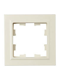 Рамка 1-местная IP44Р У-1-БрКр-44 бежевый BR-M12-44-K10 BRITE  IEK Рамка 1-местная IP44Р У-1-БрКр-44 бежевый BR-M12-44-K10 BRITE  IEK