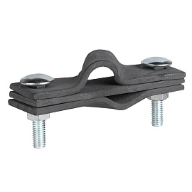 Зажим диагональный для заземляющего проводника - толщина металла 3 мм HZ PROxima gc-57082-3 EKF Зажим диагональный для заземляющего проводника - толщина металла 3 мм HZ PROxima gc-57082-3 EKF