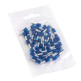 Наконечник НШВИ  2.5-8 штыревой втулочный изолированный (уп 50шт) EKF nhvi-2.5-8 /10 уп/ Наконечник НШВИ  2.5-8 штыревой втулочный изолированный (уп 50шт) EKF nhvi-2.5-8 /10 уп/