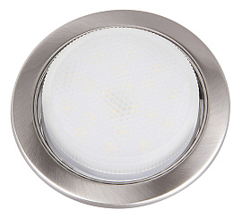 Светильник встраиваемый PGX53 никель матовый 10639.27 106x39 под лампу PLED GX53 .1016829 Jazzway Светильник встраиваемый PGX53 никель матовый 10639.27 106x39 под лампу PLED GX53 .1016829 Jazzway