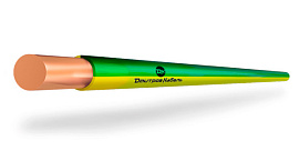 Провод ПуВ 1х10 желто-зеленый (ПВ1) Дмитров-кабель Провод ПуВ 1х10 желто-зеленый (ПВ1) Дмитров-кабель