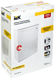 Щит пластиковый 800х600х260мм ЩМПп IP65 навесной белая дверь MKP93-N-806026-65 IEK Щит пластиковый 800х600х260мм ЩМПп IP65 навесной белая дверь MKP93-N-806026-65 IEK