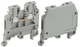 Клемма зажимная 2,5 мм.кв* (JXB-24А) (ЗНИ-2,5 мм2) СЕРЫЙ (YZN10-002-K03) IEK Клемма зажимная 2,5 мм.кв* (JXB-24А) (ЗНИ-2,5 мм2) СЕРЫЙ (YZN10-002-K03) IEK