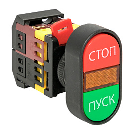 Кнопка управления APBB-22N "Пуск-Стоп" овальная 220В NO+NC pbn-apbb-o EKF Кнопка управления APBB-22N "Пуск-Стоп" овальная 220В NO+NC pbn-apbb-o EKF