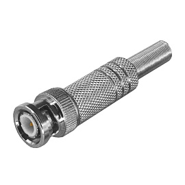 Разъем штекер BNC под пайку с пружиной металл (универсальный) PROCONNECT 05-3075-4 Разъем штекер BNC под пайку с пружиной металл (универсальный) PROCONNECT 05-3075-4