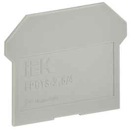Заглушка для CTS 2,5/4мм2 серая IEK YCT10-00-K03-002-ZGL Заглушка для CTS 2,5/4мм2 серая IEK YCT10-00-K03-002-ZGL